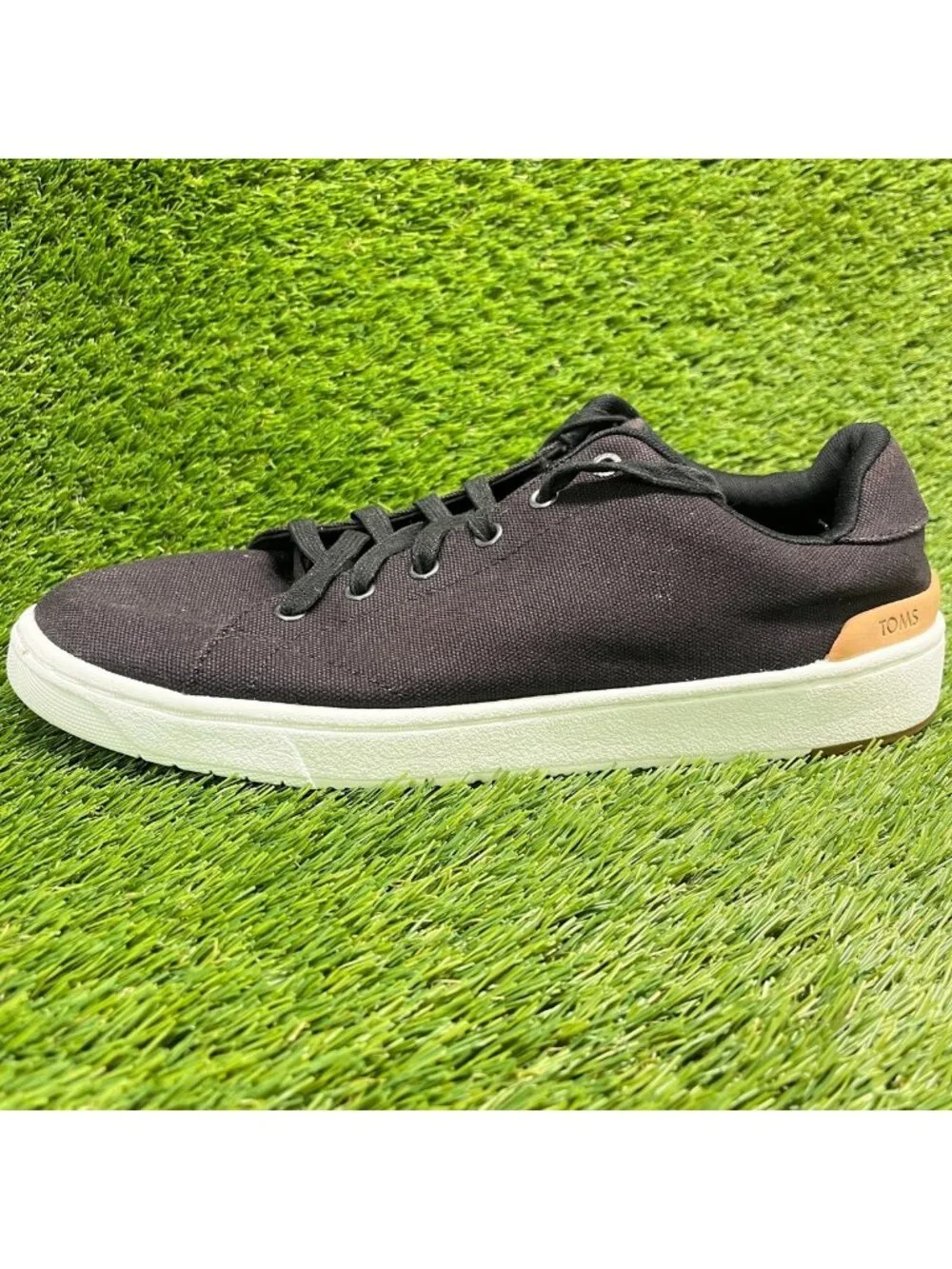 Toms Trvl Lite 2.0 Low Mens Size 11.5 Black Athletic Trainers Shoes Sneakers